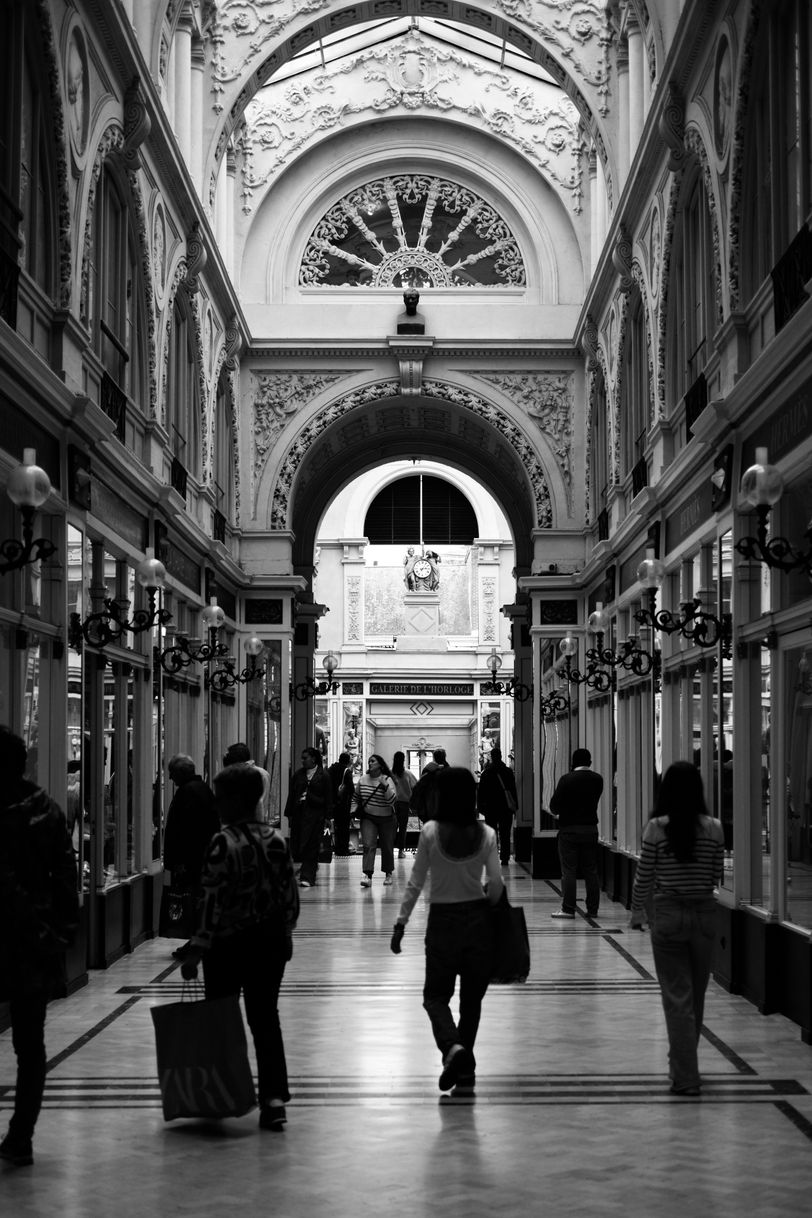Old archway used by different people
