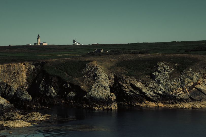 High cliff on the coast