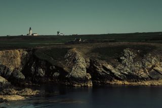 High cliff on the coast
