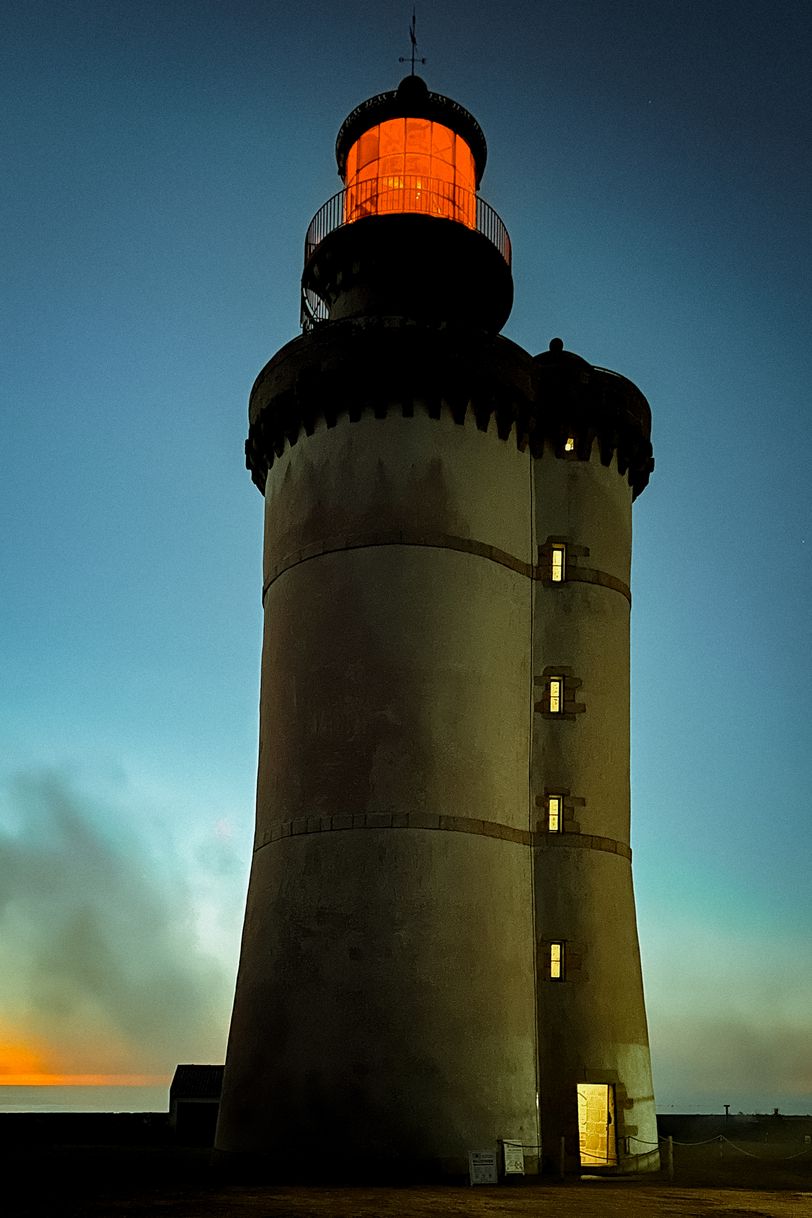Lighthouse at sunset