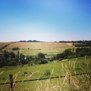 Fields around the village of Davron