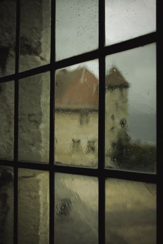 Some buildings seen through a tainted glass