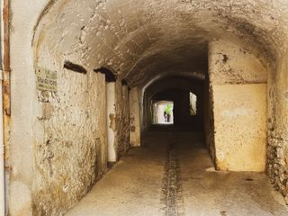 A dark hallway to go through