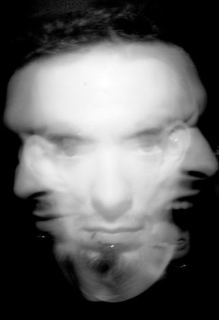 Long exposure self-portrait