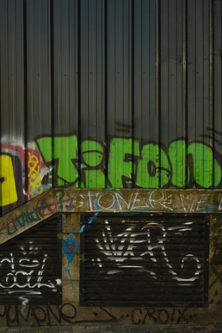 Tagged urban wall